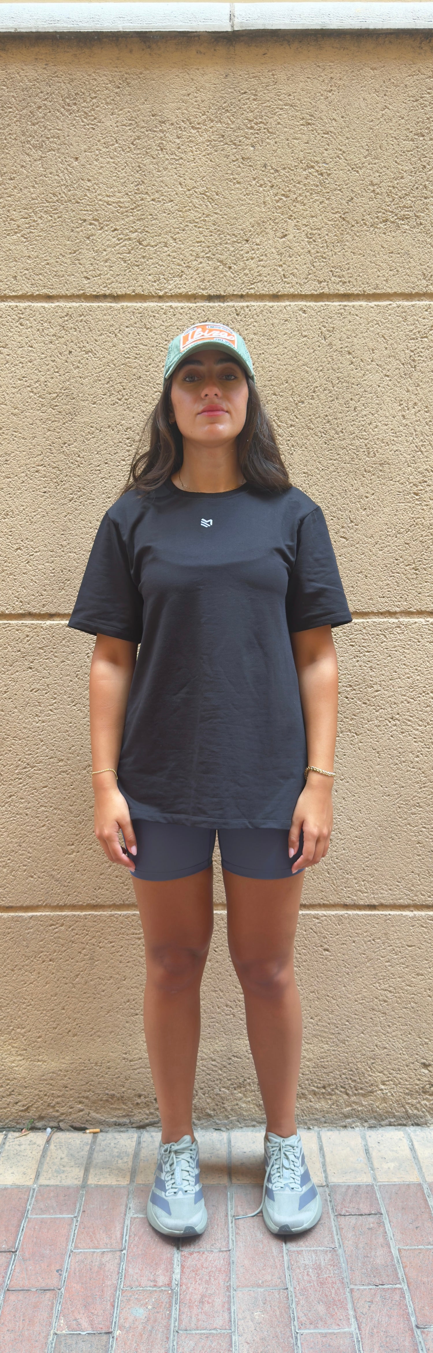 Oversized black T-shirt