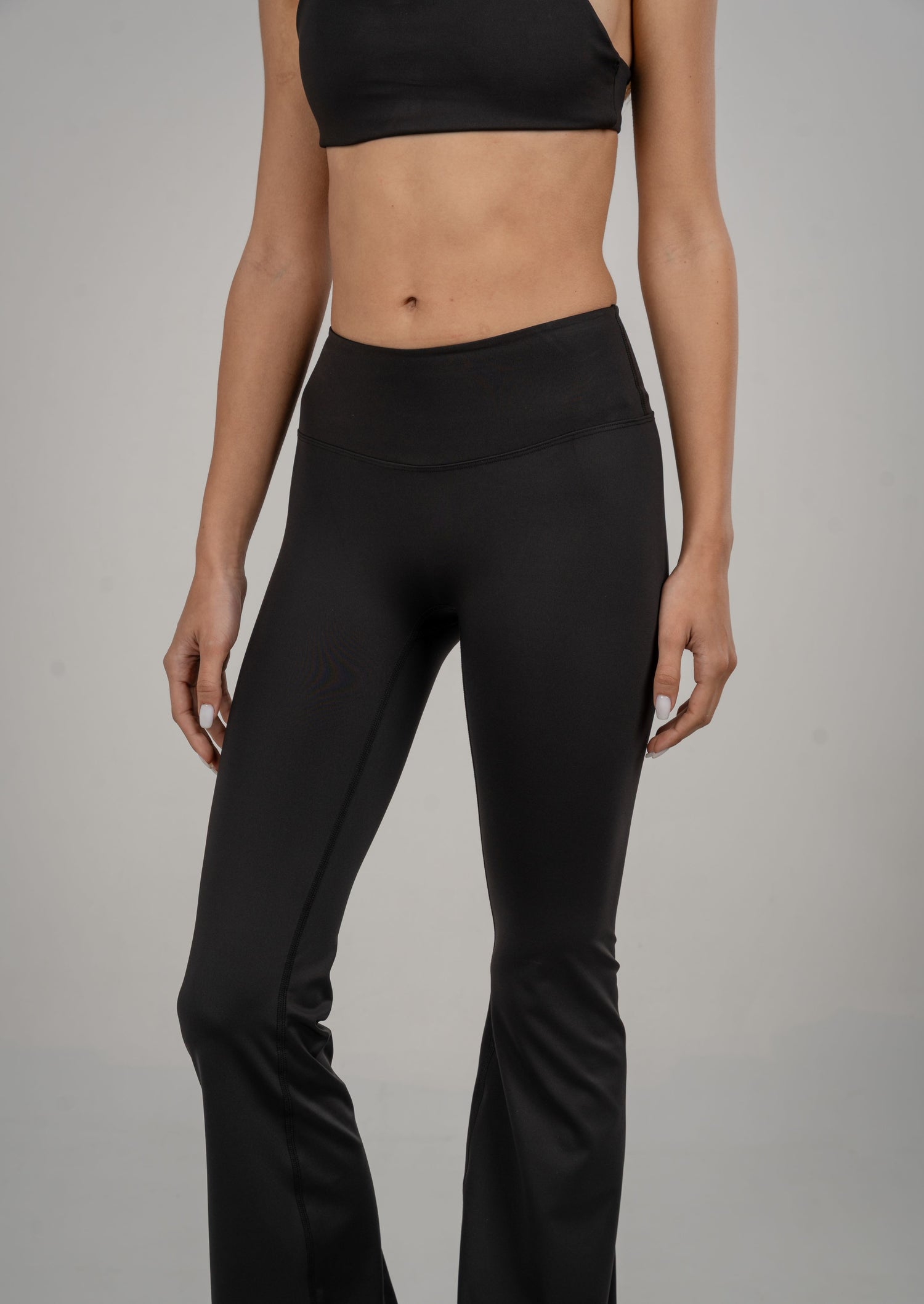Black Flared set